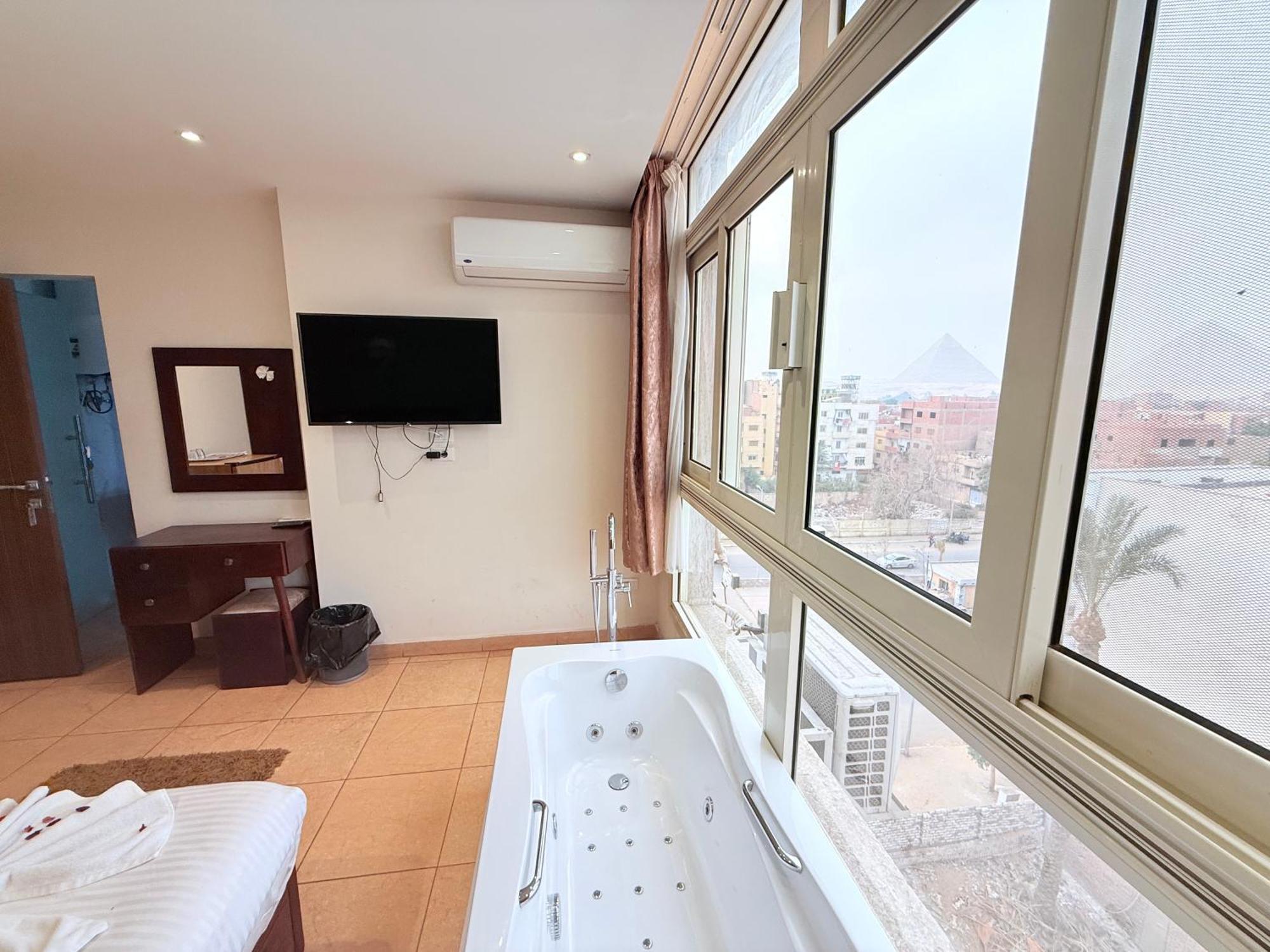 King Khafren View Inn Kafret el-Gabal Extérieur photo